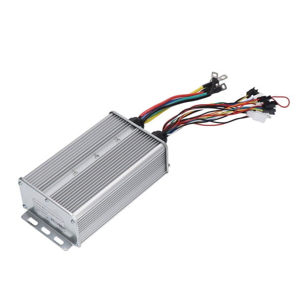Rupoun 48V 72V 60A Electric Bike Controller Dual Mode 18 Tube Sine Wave Replacement Controller, Compatible with SM Connector Bicycle Scooter Lithium Battery, Dimensions 6.8 inches / 17.2 cm