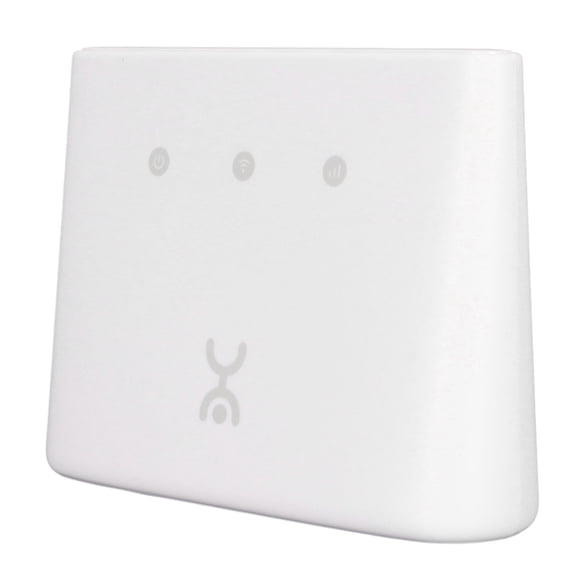 Rupoun 4G WiFi Router 300Mbps Nano SIM Card Slot 32 Users Dual Antenna Ports Mobile WiFi Hotspot for Asia Europe 100-240V UK Plug