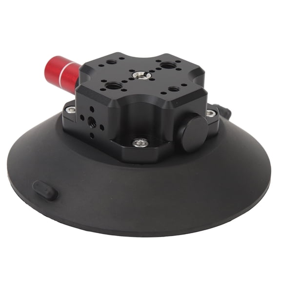 Rupoun 5.7-Inch Suction Camera Car Mount for Windshield Window, 1/4in 3/8in Threads Quick Release Vacuum Cup (14.48 cm)