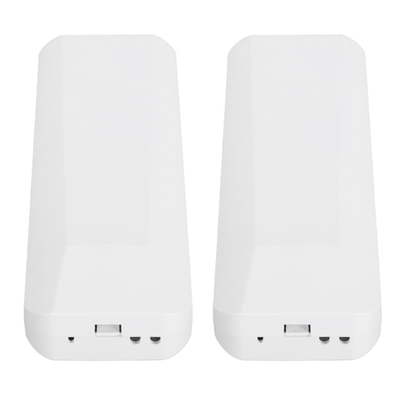 Rupoun 5.8G Point to Point Wireless Bridge 3KM Outdoor Long Range WiFi Ethernet Bridge with 14dBi High Gain Antenna 2 RJ45 LAN Ports EU Plug for Security Camera Network (10.63 in / 27 cm)