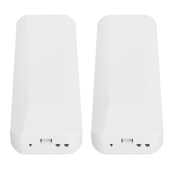 Rupoun 5.8G Point to Point Wireless Bridge 3KM Outdoor Long Range WiFi Ethernet Bridge with 14dBi High Gain Antenna 2 RJ45 LAN Ports US Plug for Security Camera Network (10.63 in / 27 cm)