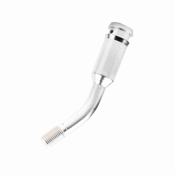 Rupoun 5 Inch Gear Shifter Stick Lever Bend Extension Chrome Shift Knob Extender For T4 Manual Transmission Interior Accessories Upgrade Silver Replacement Part