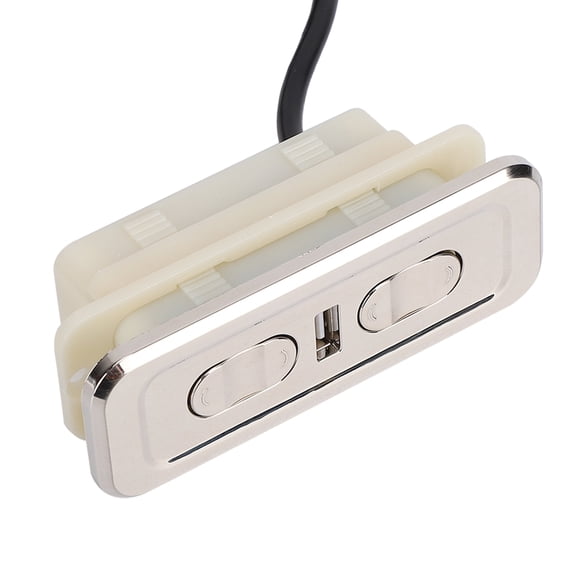 Rupoun 5 Pin 24V Electric Sofa Controller USB Charging Port 2 Motor Linear Drive Recliner Switch Replacement for 12V/29V Electric Push Rod Lift Control Device Home Furniture Repair Part