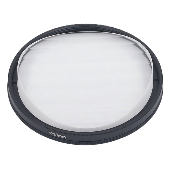 Rupoun 58mm (2.28 inches) Camera Filter Linear Glass Prism MRC Coating Repeated Color Images Foreground Blur Special Effects Lens Filter with Cleaning Cloth and Storage Bag for DSLR Cameras