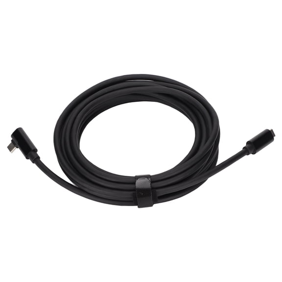 Rupoun 5m Premium USB 3.0 Fast Charge Cable C to C Link Cord Compatible with Oculus Quest 2 VR Headset, High Speed Data Transfer & 5A Charging Line, 196.9 inches / 500 cm, Black