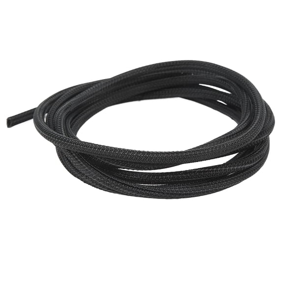 Rupoun 5mm / 0.2in Black Cord Protector, Self Wrapping Wire Loom, High Temperature Resistant Cable Sleeve for RV, Boat, and Home Use, Durable Wire Management Solution, 3 meters / 10 ft Length