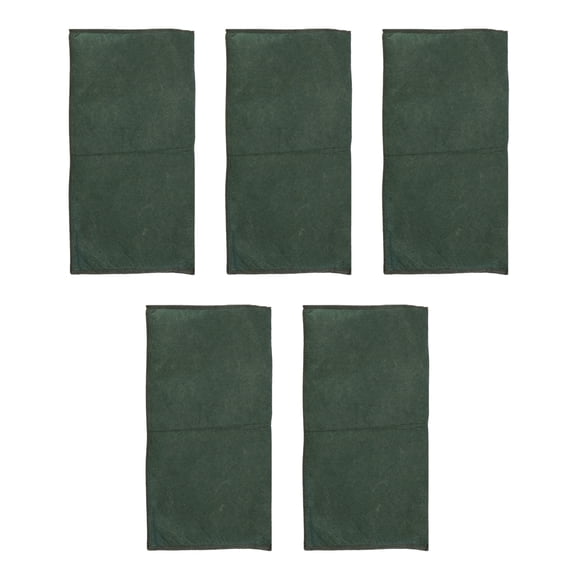 Rupoun 5pcs Flood Water Barrier Bags Non Woven Fabric Absorbent Resin Flood Prevention Tube Reusable Flood Control Bag 9.8 x 19.7 in / 25 x 50 cm