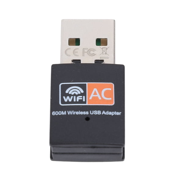 Rupoun 600Mbps Dual-Band USB WiFi Adapter 2.4GHz & 5GHz High Speed Wireless Network Dongle Receiver for PC Desktop Laptop Windows Mac Linux OS (5.9 inches / 15 cm)