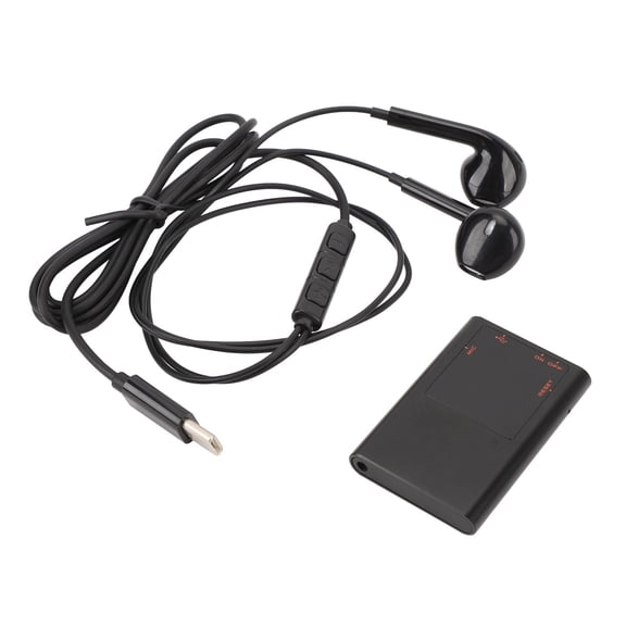 Rupoun 64GB Voice Recorder with AI Noise Cancellation 750 Hours Storage Audio Recording Device Voice Activated Dictaphone for Lectures Meetings Interviews 1.57 inches / 40 mm Black