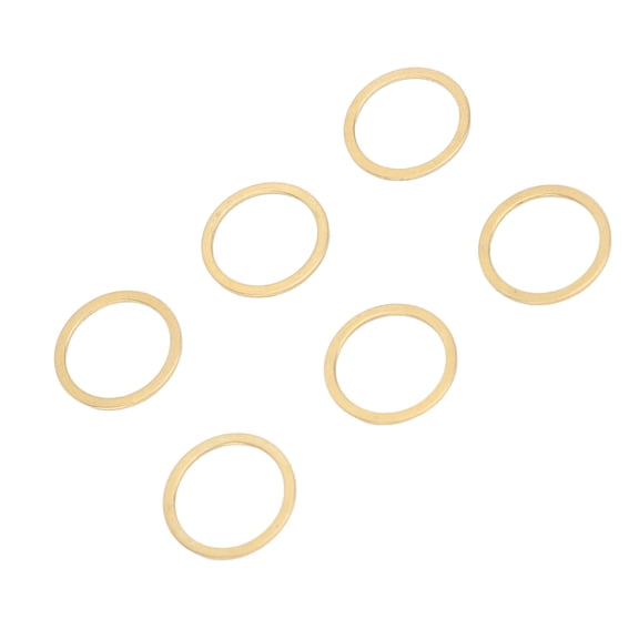 Rupoun 6Pcs Brass Washer Shear Rings Repair Kit Set for VST VSTA EVR SBK SBKA (0.5 inches / 12.7 cm)