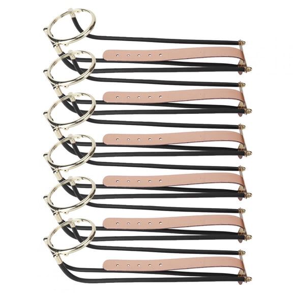 Rupoun 6Pcs Bronze Brass Billiard Table Ball Falling Rail Pockets Complete Set with 12 Screws for Snooker and American Style Pool Replacement Parts