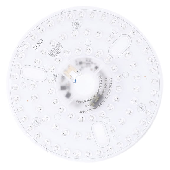 Rupoun 8.66 Inch / 22 cm 36W LED Light Engine Retrofit Magnetic Ceiling Fan LED Light Replacement 3CCT 3000K 4200K 6500K Dimmable Round 120V Home Lighting Fixture Module
