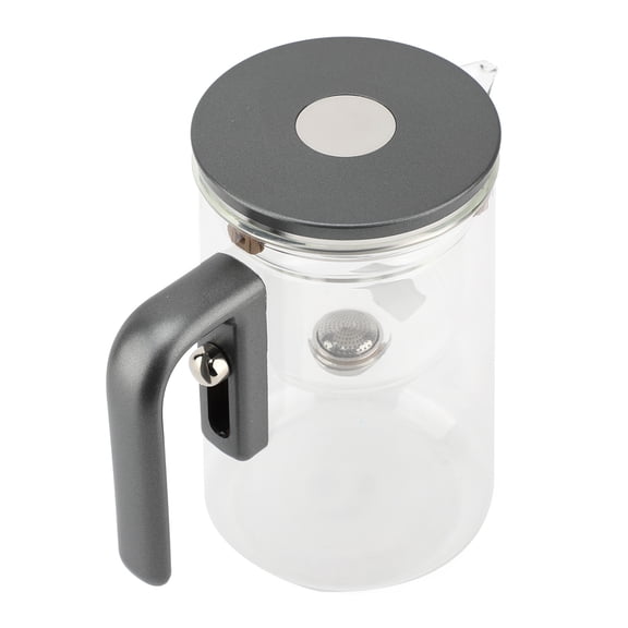 Rupoun 800ml (27 fl oz) Glass Teapot with Removable Infuser, Water Separation Press Control Transparent Tea Maker for Home and Restaurant
