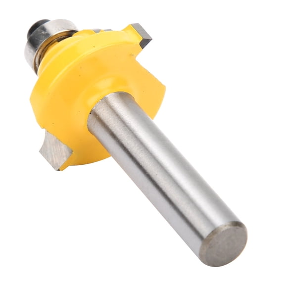 Rupoun 8mm Shank Double Roman Ogee Router Bit Woodworking Milling Cutter 8x25.4mm, High Precision Cutting Tool for Carpentry and DIY Projects, 1 Inch / 25.4 mm Diameter