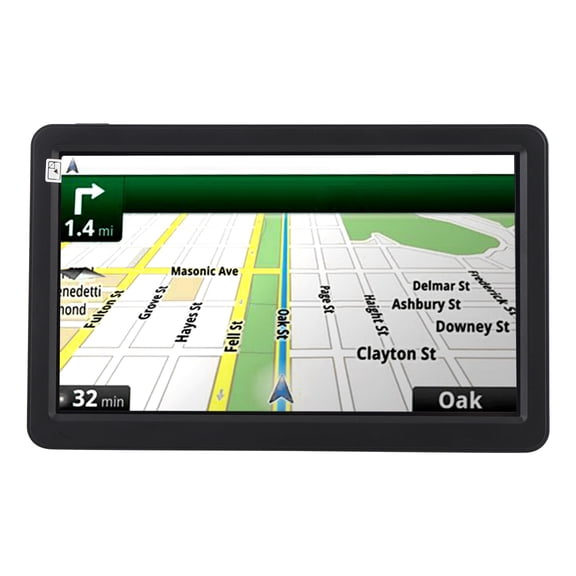 Rupoun 9 Inch HD Touch Screen Car GPS Navigator Voice Turn Guidance Speed Warning for Truck RV