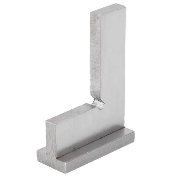 Rupoun 90 Degree Knife Edge Ruler Stainless Steel Right Angle Parts Marking Square Engineer Measuring Tool 2.2 x 1.5 inches / 55 x 38 mm for Precise Angle Detection and Layout Work