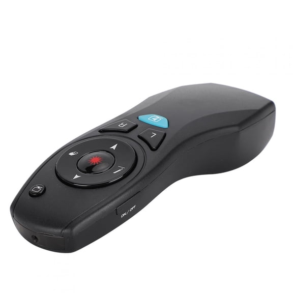 Rupoun A3 Wireless Presentation Remote Control Pointer PPT Presenter Clicker 650nm Red Laser Pointer Page Turning Pen Flying Mouse with USB Receiver for Office School Slide Show Meetings