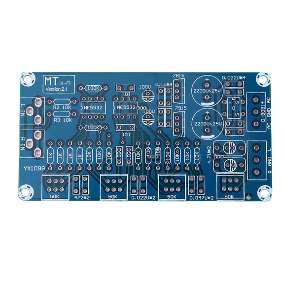Rupoun AMP Preamplifier Amplifier Volume Tone Control Board DIY Set Kits Low Middle High Pitch