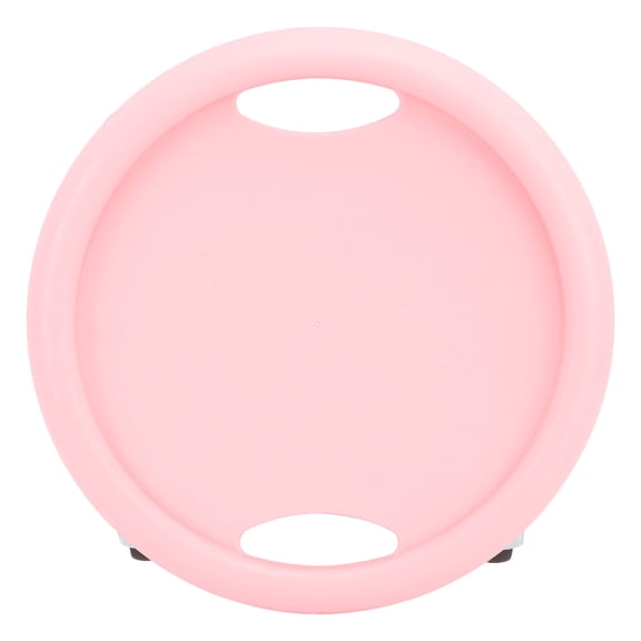 Rupoun Abdominal Exercise Skateboard Wheel Board 4 Rollers 360 Degrees Swivel Quiet Heavy Load Slide Ab Plate Pink