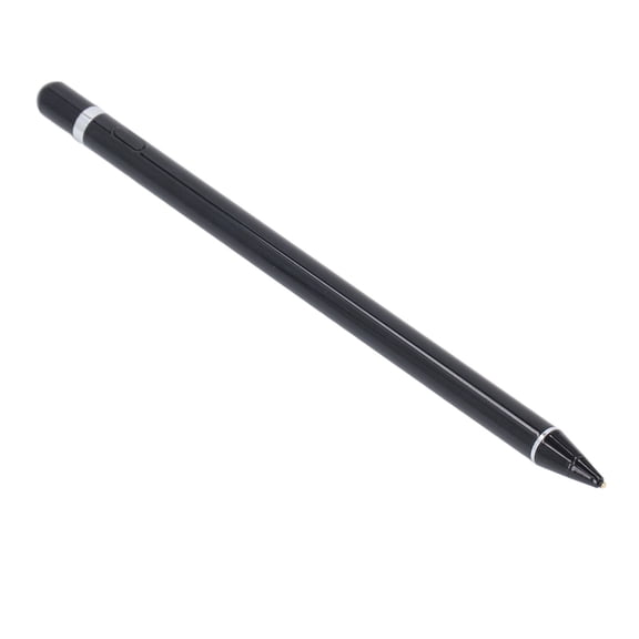 Rupoun Active Capacitive Pen Aluminum Fine Point Universal Touch Screen Pencil for IOS Android Tablets Smartphones, Black (6.81 inches / 17.3 cm)