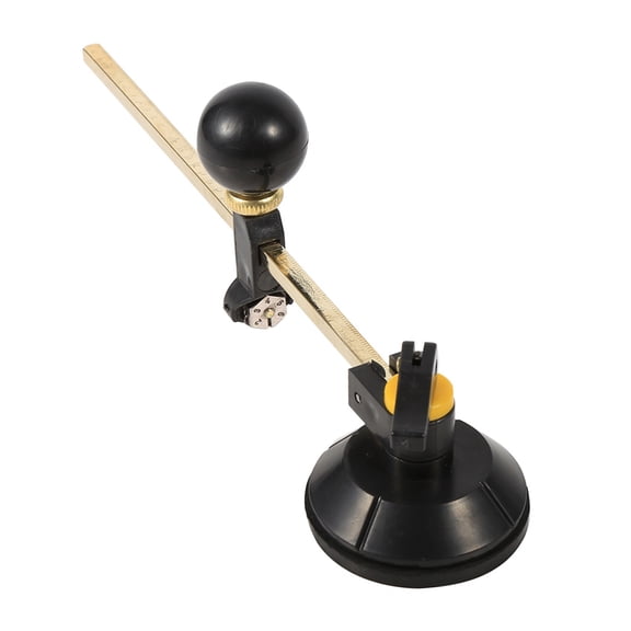 Rupoun Adjustable Glass Circle Cutter Compasses Style Heavy Duty Circular Cutting Tool with Suction Cup and Clear-Cut Scale 15.7 inches / 40 cm Max Round Diameter for Hobbyists Professionals