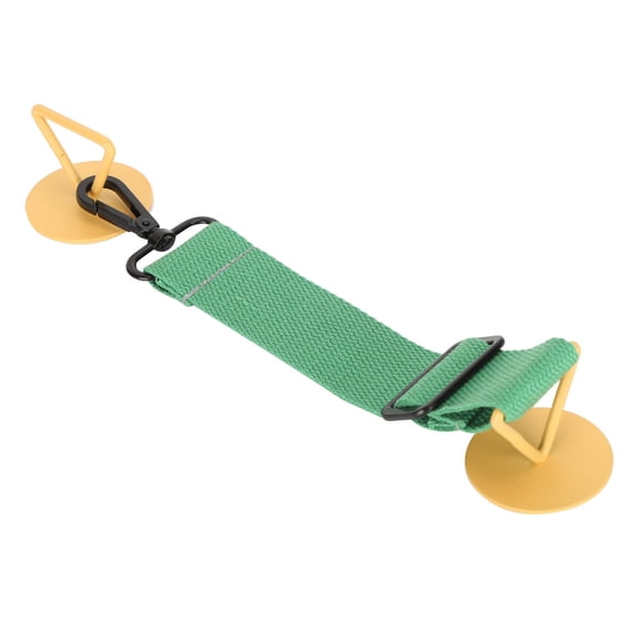 Rupoun Adjustable Pet Door Strap Lock – Green, Dog‑Proof Cat Entry, Easy Adhesive Door Stopper