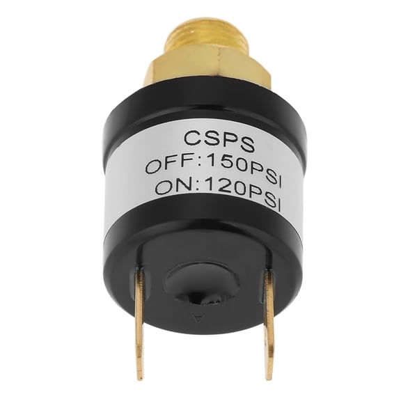 Rupoun Air Compressor Pressure Switch Air Pressure Control Switch 120-150PSI 1/8-Inch NPT Metal Replacement (1.8 inches / 45 mm)