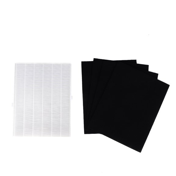 Rupoun Air Purifier Filter Screen and 4 Activated Carbon Cotton Replacement Kit Compatible with Winix 115115 PlasmaWave 5300 6300 5300-2 6300-2 P300 C535, 16.1x12.6 in / 41x32 cm