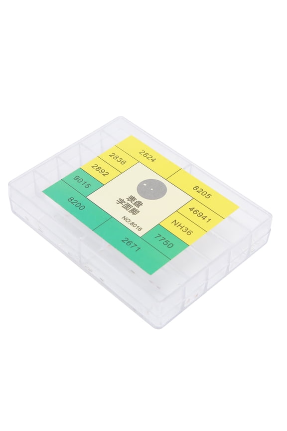 Alloy Watch Dial Feet Assortment Spare Repair Parts Accessory Kit for Wristwatch Watchmaker, 100 Pieces Replacement Set for 2824 8205 2836 2892 Movements