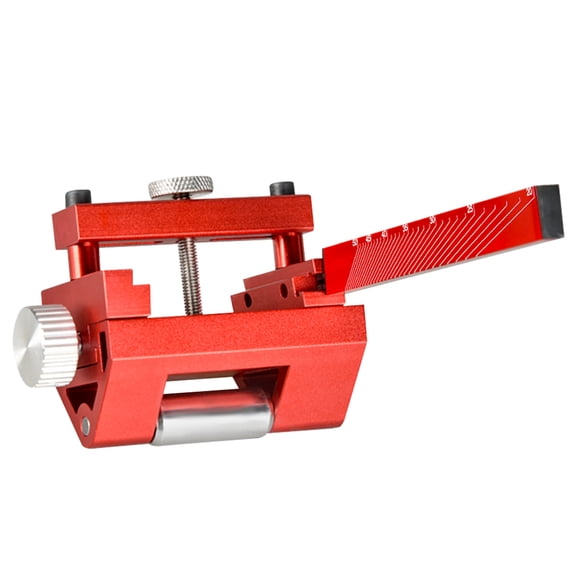 Rupoun Angle Adjustable Sharpener Woodworking Tool Sharpening Jig Clamping Adjustment Inclined Edges Wood Chisel Fixing Bracket Red[cite: 1]