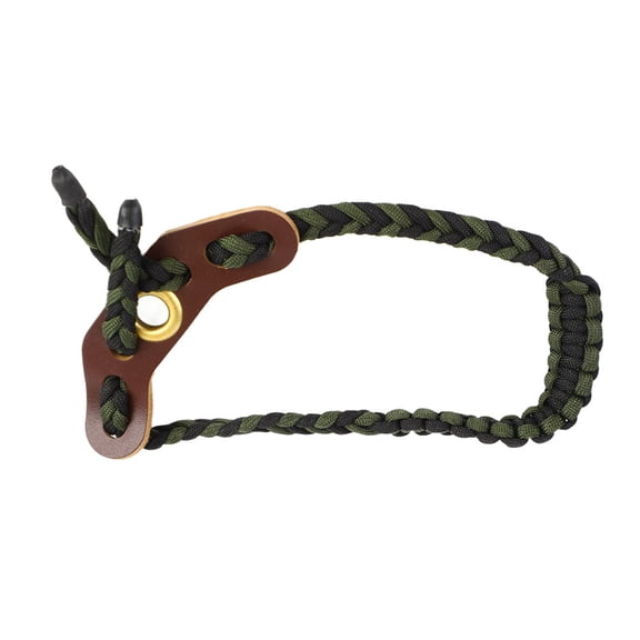 Rupoun Archery Bow Wrist Sling Adjustable Braided Cord Paracord Rope Hunting Target Practice Accessories for Compound Bows and Crossbows (Camouflage, 23.6 Inches / 60 cm)