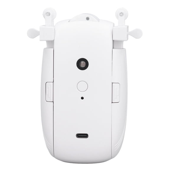 Rupoun Automatic Curtain Opener 3-in-1 WiFi Wireless Voice Remote Control Electronic Smart Motor for Roman Rods U-Rail I-Beam Tracks Built in 4000mAh Battery Dual Track 10 in / 25.4 cm