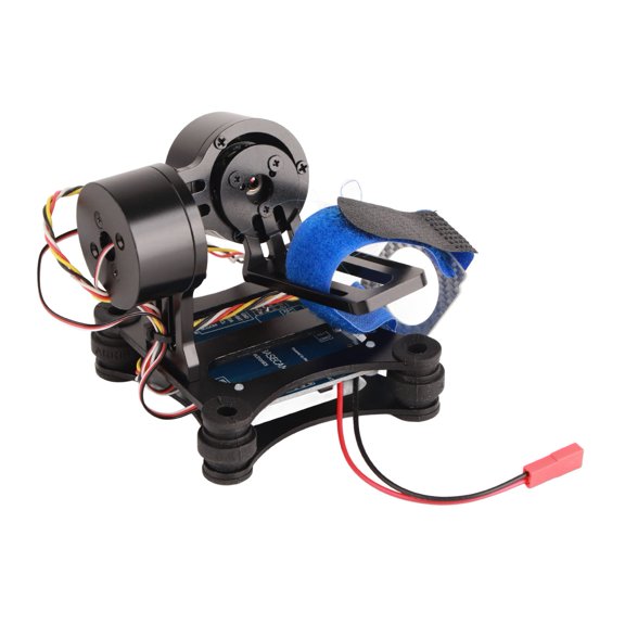 Rupoun BGC 2.2 Metal Brushless Gimbal Mount Board for Camera Drone Replacement Part, Aluminum Alloy Frame RTF Version, Black, 3.15 inches / 8 cm
