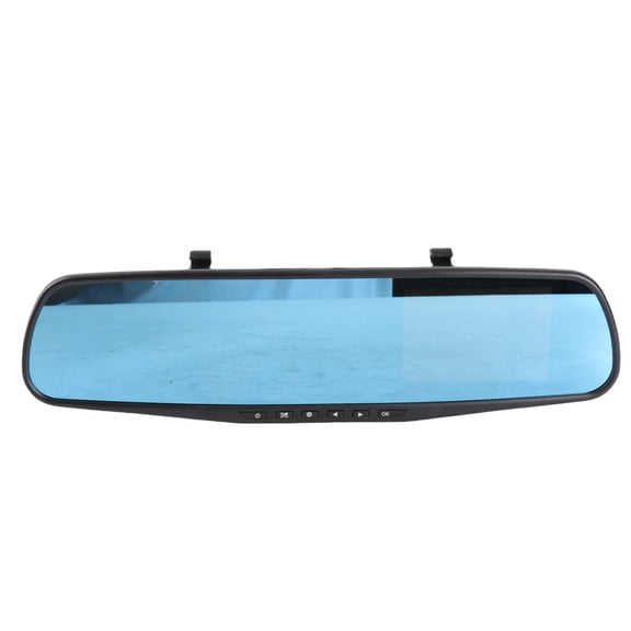 Rupoun Backup Camera Mirror 3.5 Inch 1080P Front Dash Cam Anti Shake Smart Rearview Mirror for Driving Car Parking (13.00 in / 33 cm)