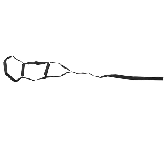 Rupoun Bed Ladder Assist Strap Pull Up Sit Up Rope Ladder with 3 Handles for Elderly Injury Recovery Patient Assistance Device, Nylon Material (6.69 inches / 17 cm)