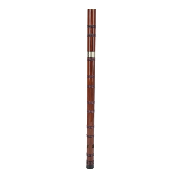 Rupoun Beginner Bamboo Flute Vertical Recorder Instrument Chinese Style Set with Accessories, G Key (12.20 inches / 31.0 cm)