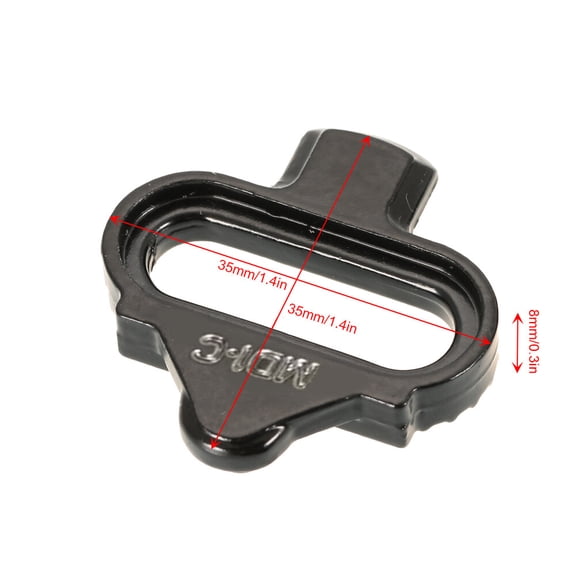 Rupoun Bicycle Mountain Cleat Set Clips Kit W/Hardware Nuts Clip-in Cleats for Shimano SPD Pedals