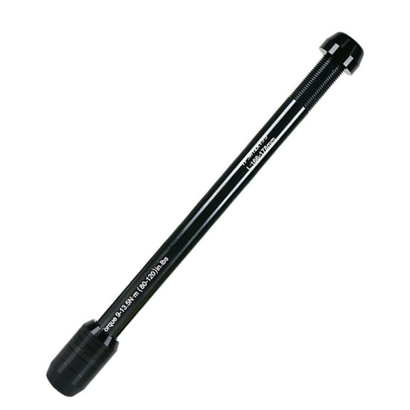 Rupoun Bicycle Wheel Hub Axle Rear Adjustable Barrel Shaft Rod for Mountain Road Bike Riding Platform Black M12x1.75
