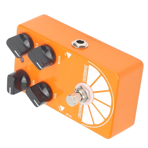Rupoun The Big Orange Overdrive Pedal True Bypass Effect Electric Guitar Instrument Accessory, Aluminum Alloy Shell, 4.4 x 2.5 x 1.3 inches / 11.2 x 6.4 x 3.4 cm, Orange Color Finish [cite: 7, 11]