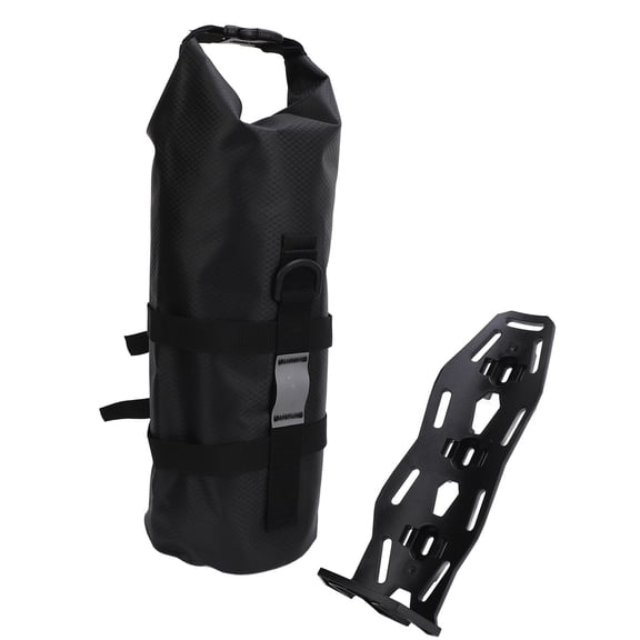 Rupoun Bike Front Fork Bag 5L Large Capacity Waterproof Durable Cycling Front Saddle Rack Bag for Road and Mountain Bikes (9.84 inches / 25 cm) - Ultimate Storage Solution for Your Riding Adventures