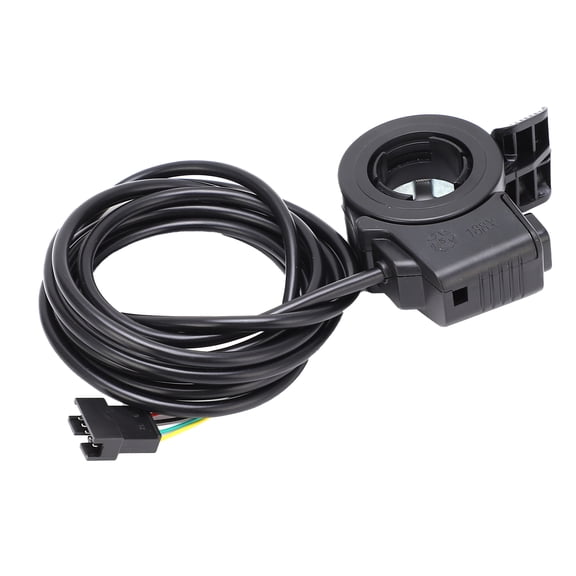 Rupoun Bike Thumb Throttle Handle Trumpet Switch Integrated Waterproof Durable Electric Bicycle Modification Accessories
