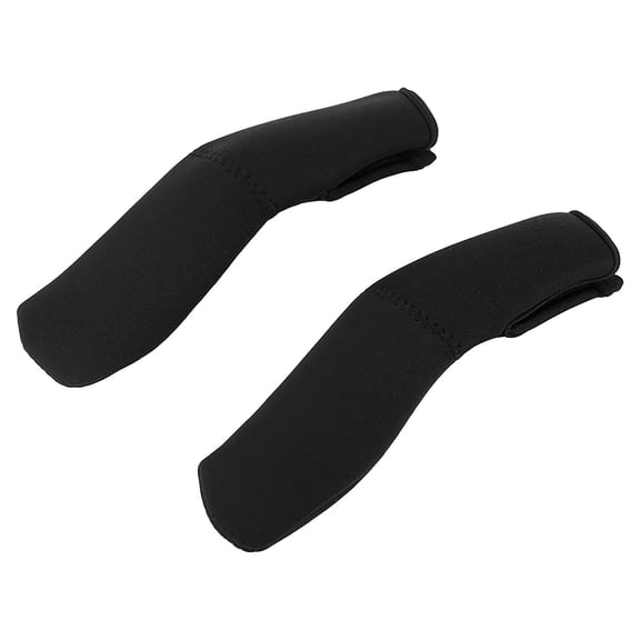 Rupoun Black Neoprene Stroller Handle Grip Cover, 1 Pair Durable, Washable, Universal Fit for Baby Carriages & Pushchairs