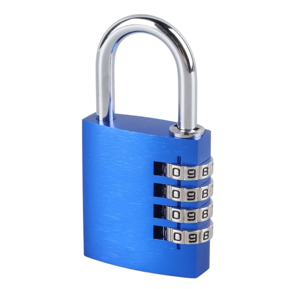 Rupoun Blue Digit Combination Padlock High Security Versatile Sturdy Easy Use Resettable Lock for Schools Gyms Sports Lockers Fences Toolboxes Cases 1.5 inches / 3.8 cm