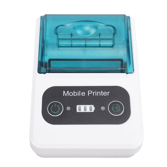 Rupoun Bluetooth Thermal Receipt Printer 58mm Wireless Portable Mini POS Ticket Invoice Printer for Small Business Retail Store Compatible with iOS Android Green White