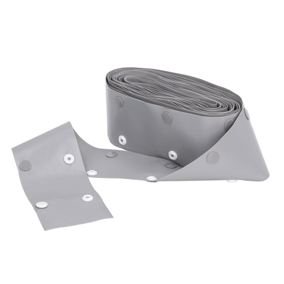 Rupoun Cable Protective Sleeve, Flame Retardant PVC & POM Wire Sleeving, 196.9 in / 5 m, Button Design for Easy Cable Management
