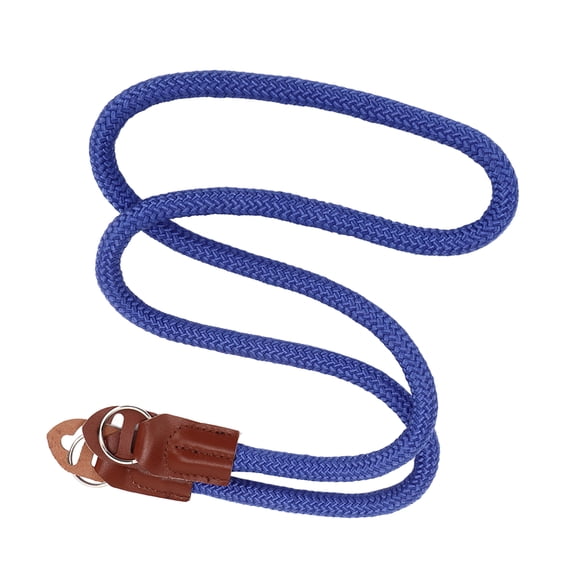 Rupoun Camera Neck Shoulder Strap Portable Cowhide Nylon Soft Shoulder Belt for Digital SLR Cameras Blue Compact Adjustable Mirrorless Photography Accessories Climbing Rope Style [cite: 13]