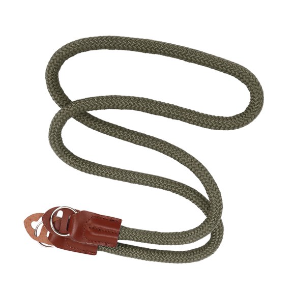 Rupoun Camera Neck Shoulder Strap Portable Cowhide Nylon Soft Shoulder Belt for Digital SLR Cameras OD Green Compact Adjustable Mirrorless Photography Accessories Climbing Rope Style [cite: 26]