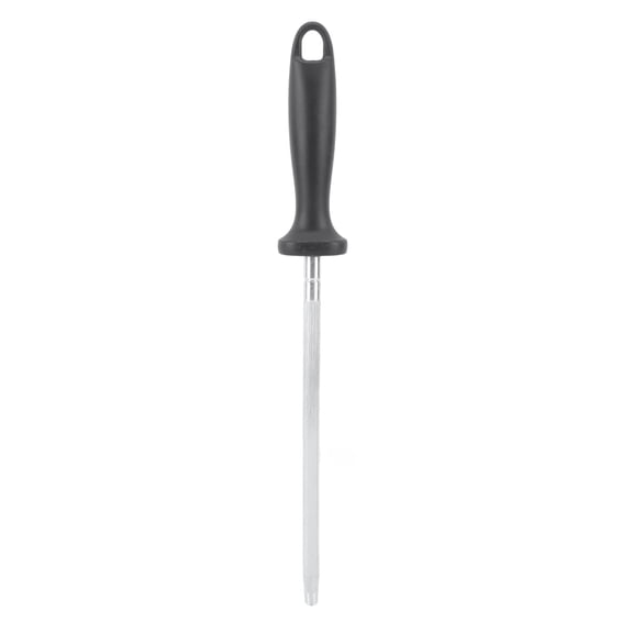 Rupoun Carbon Steel Knife Sharpener Honing Rod Kitchen Chef Stick with Plastic Handle