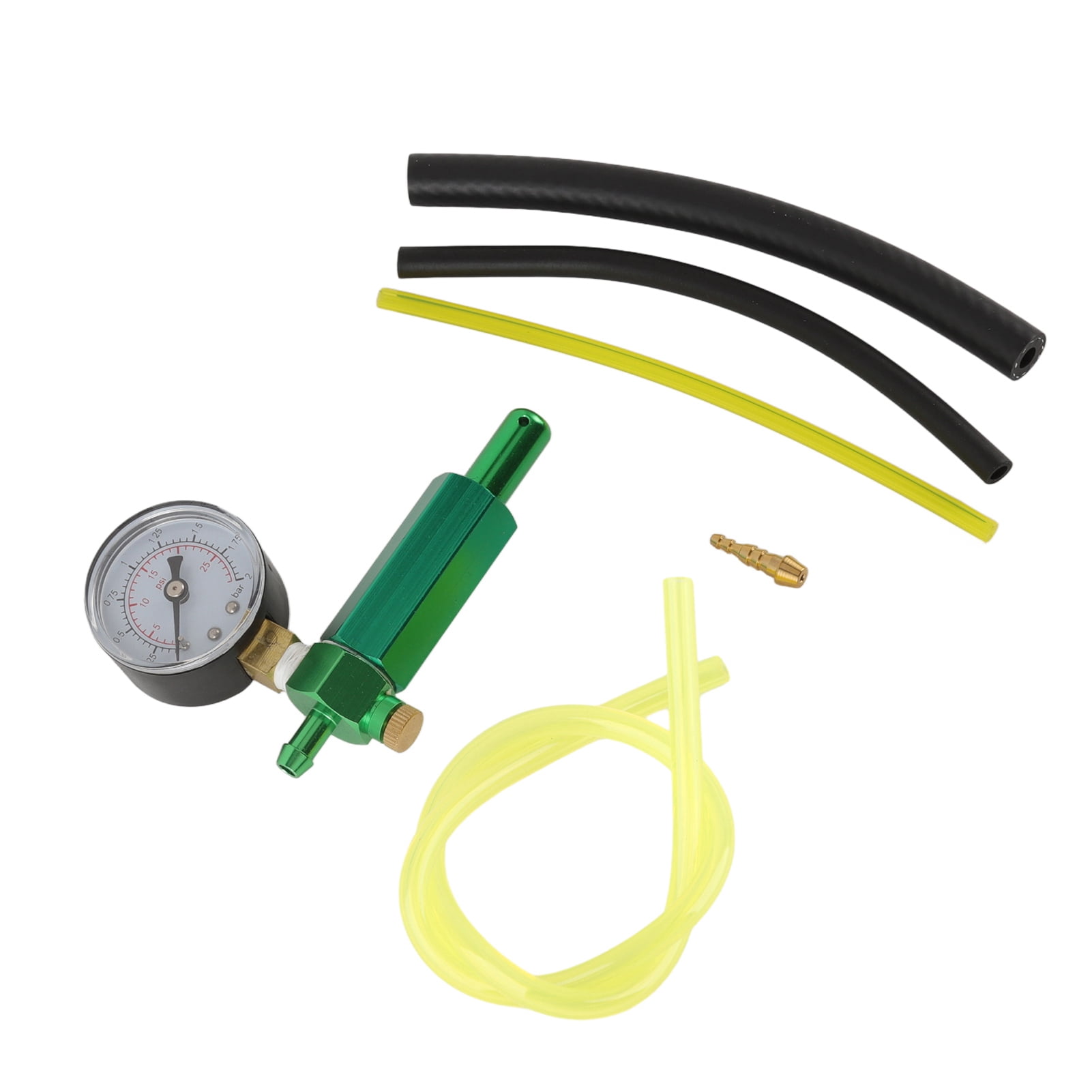 Rupoun Carburetor Leak Detector Pressure Gauge Testing Kit Replacement for Walbro 57211 Outdoor Lawn Garden Mower Engine Tool Parts (5.12 inches / 13 cm)