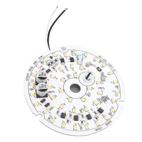 Rupoun Ceiling Fan Light Replacement Panel 3.93inch Led AC120V 18W 2000LM Dimmable Board Natural Light 4000K